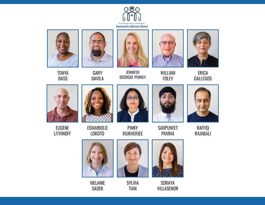 Community Advisory Board City of Pleasanton