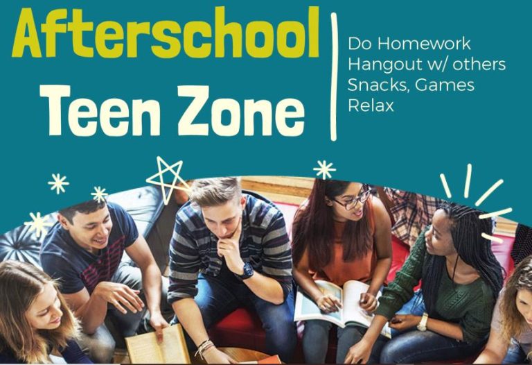 afterschool teen zone banner