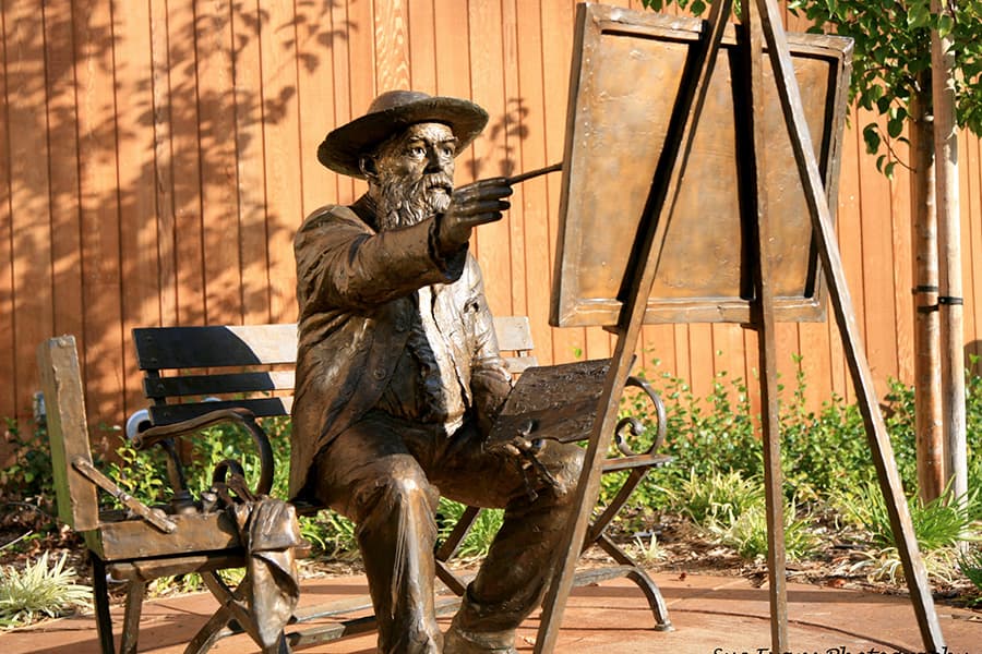 Sculpture of Monet in Pleasanton