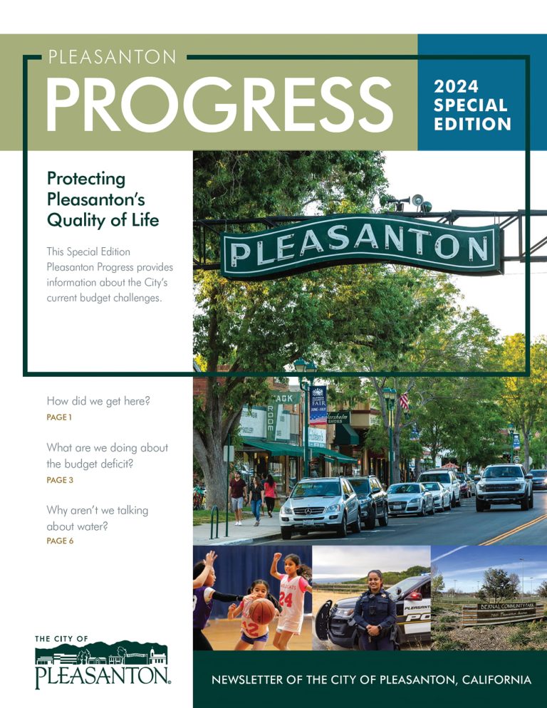 Pleasanton Progress Cover Spring 2024