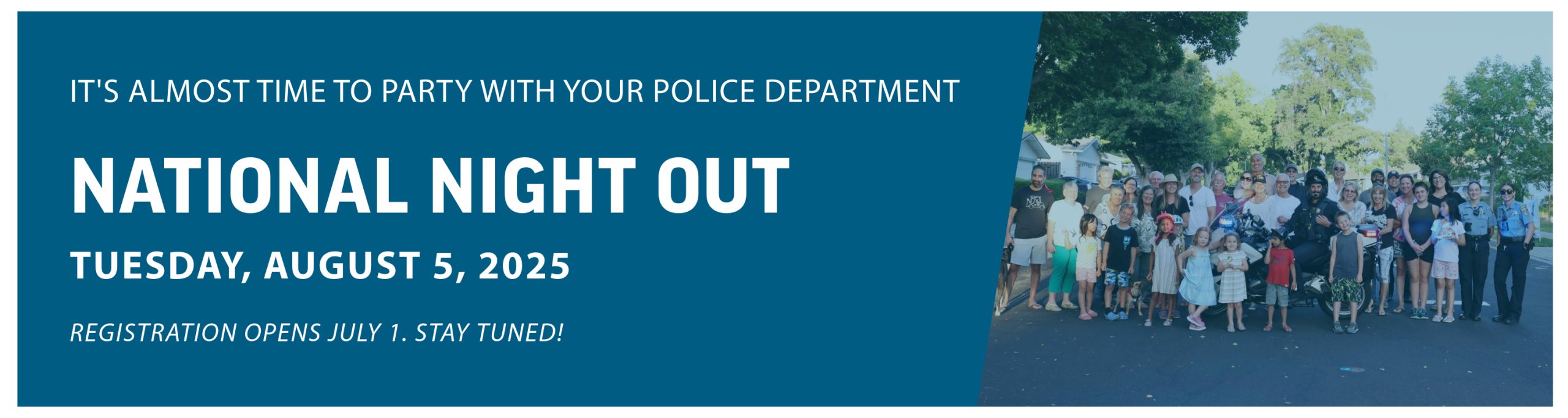 National Night Out 2025. Registration opens July 1.