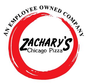 Zacharys - white Chicago Pizza LOGO